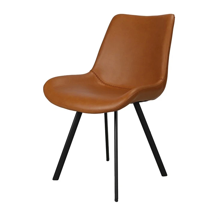 Leather Look Dining Chairs Brown Leather Look Dining Chairs Brown